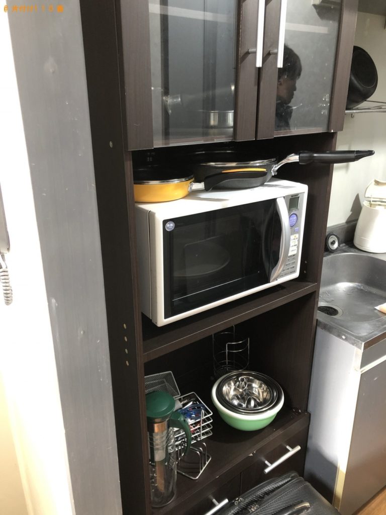 【北九州市小倉北区】冷蔵庫、電子レンジ、洗濯機、食器棚等の回収