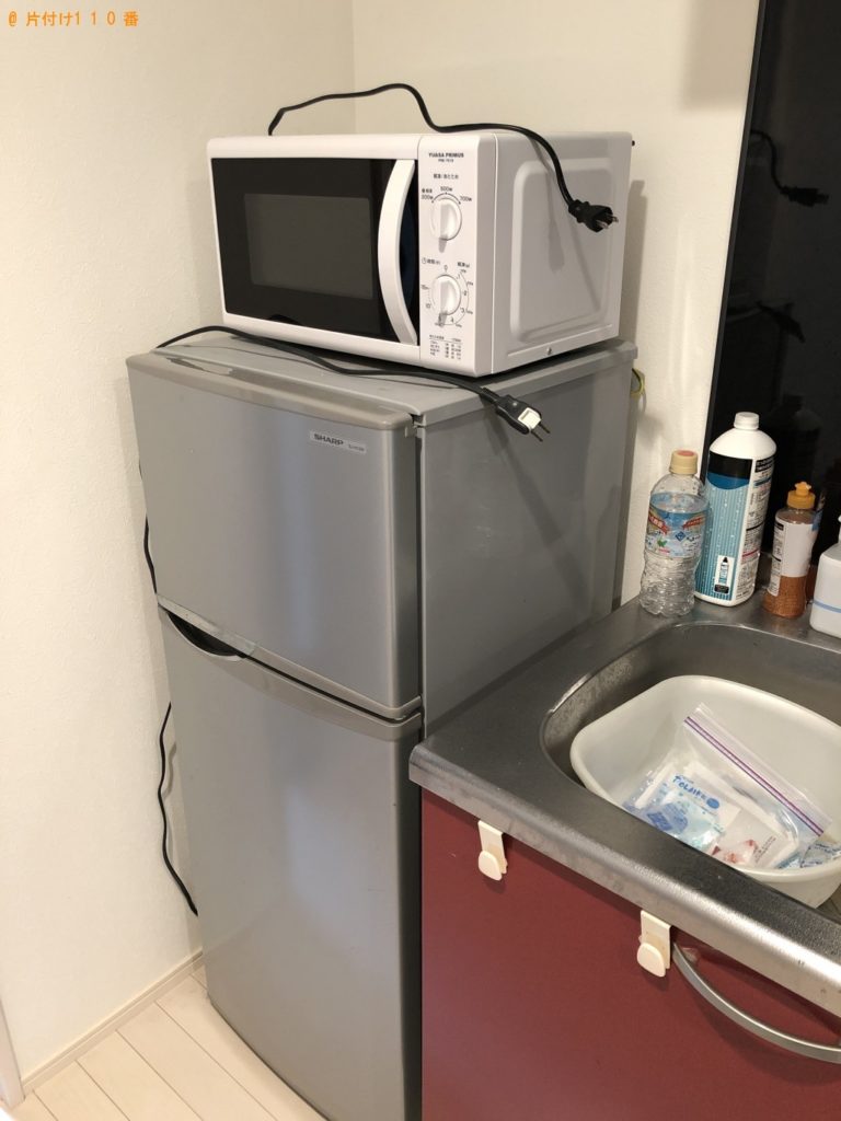 【北九州市八幡西区】冷蔵庫、掃除機、電子レンジの回収・処分ご依頼