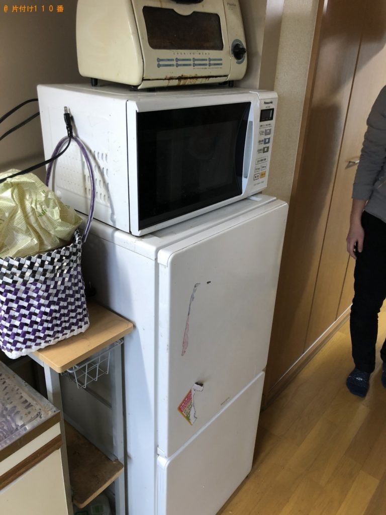 【北九州市小倉北区】冷蔵庫、洗濯機、電子レンジ、掃除機等の回収