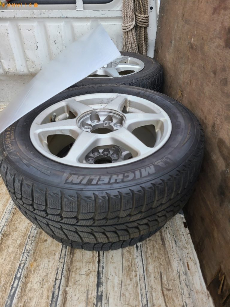 【北九州市八幡東区】自動車タイヤの回収・処分ご依頼　お客様の声