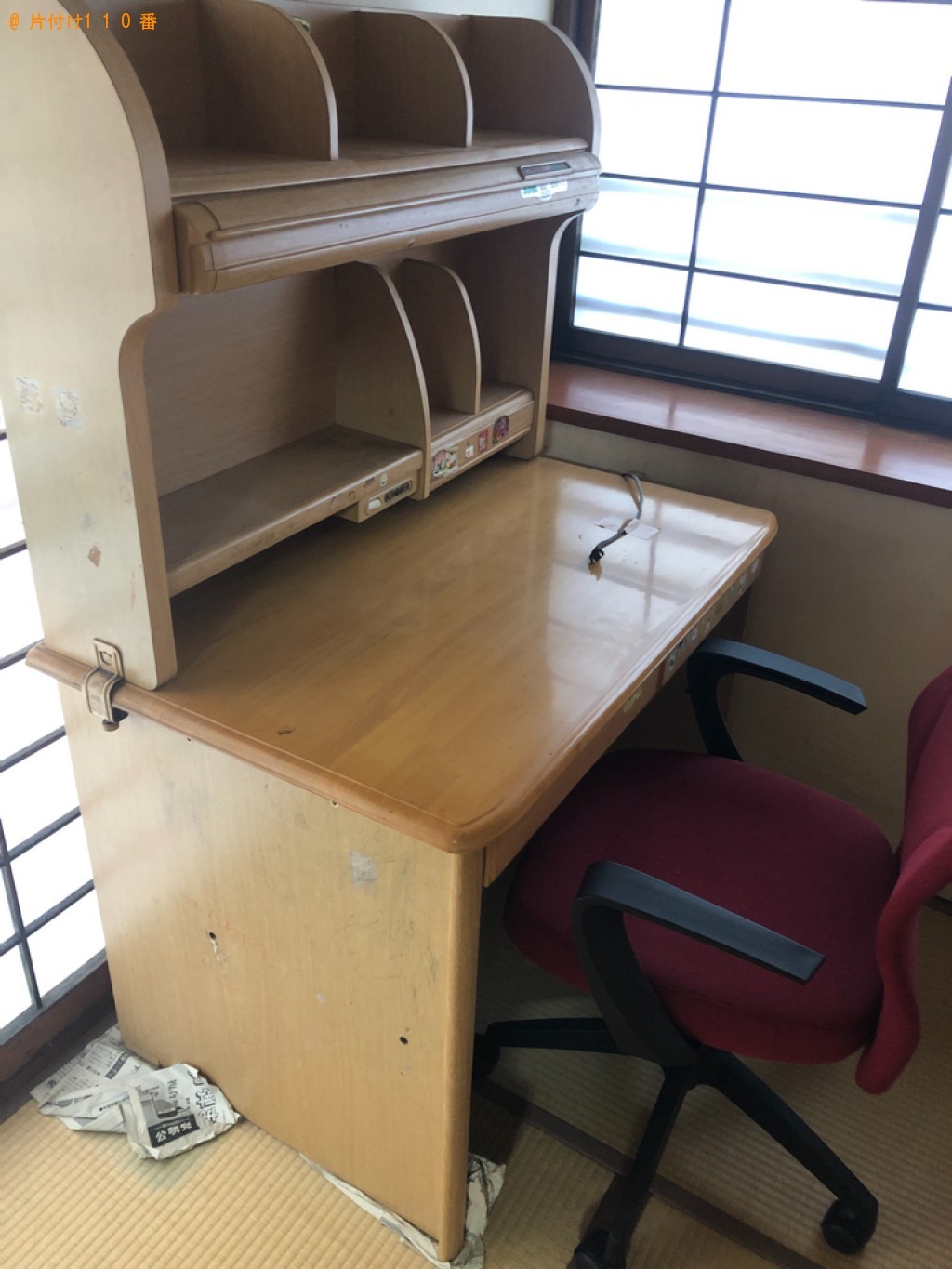 【北九州市八幡西区】モニタ、椅子、学習机、電子ピアノの回収・処分