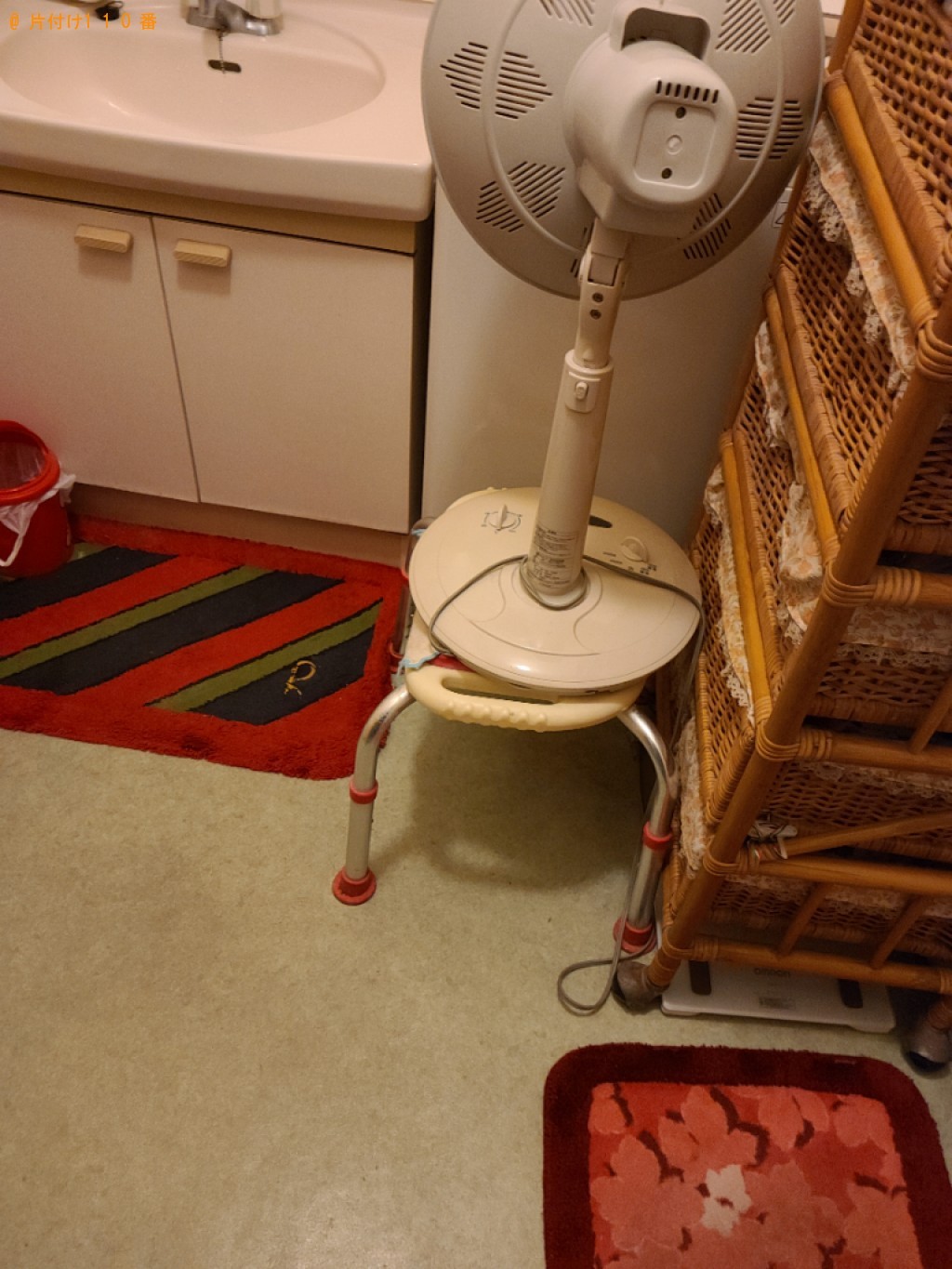 【北九州市門司区】温風機、置き石、椅子、温風器の回収・処分ご依頼
