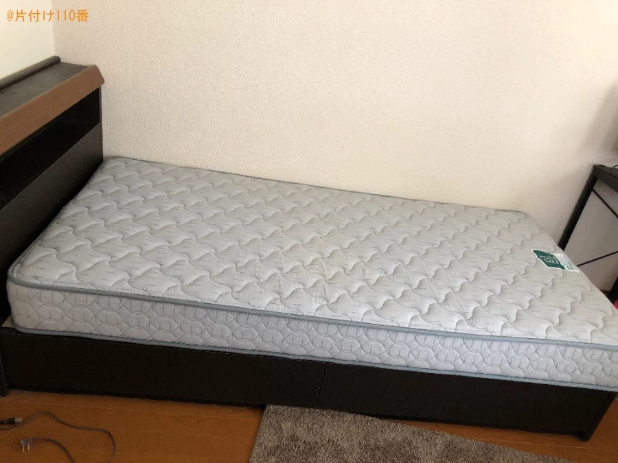 【北九州市小倉北区】マットレス付きシングルベッドの回収・処分
