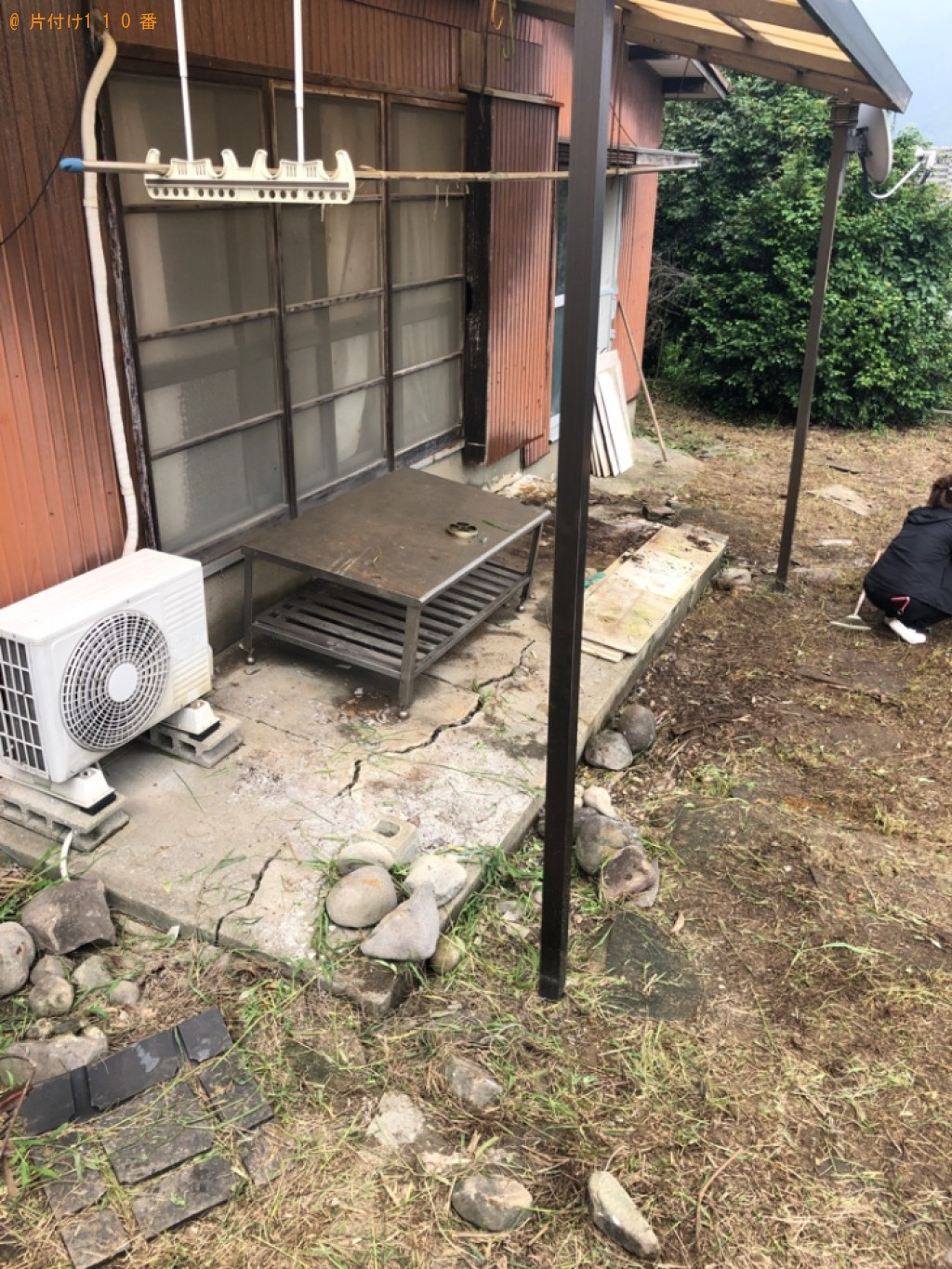 【北九州市】木材、照明器具、スコップ等の回収と草刈り作業ご依頼