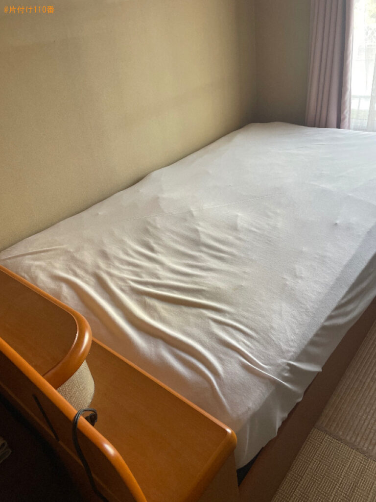 セミダブルベットを二階から一階へ運ぶ作業ご依頼　お客様の声