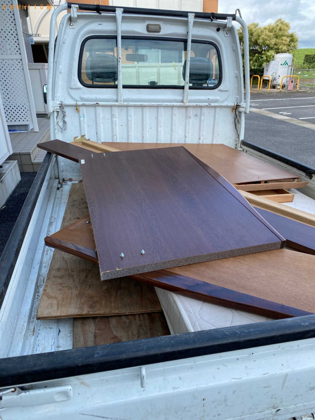 マットレス付きシングルベッドの回収・処分ご依頼　お客様の声